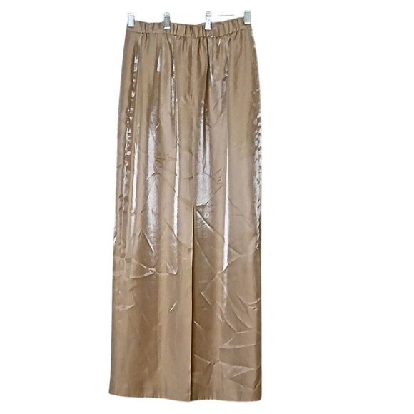 Vintage 80s Womens Long Skirt Blazer Suit Set Size 12 Rhinestone Crepe Wedding - Picture 5 of 9